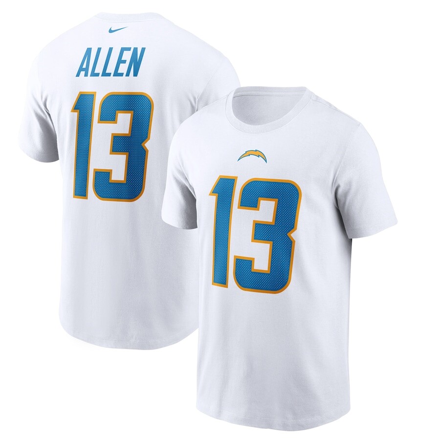 

Футболка с именем и номером Nike Los Angeles Chargers, белый