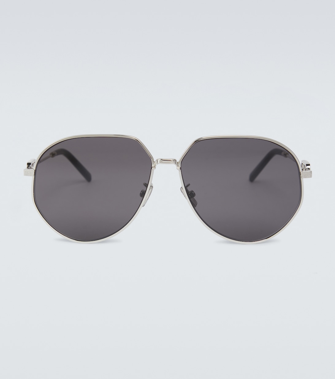 Солнцезащитные очки в круглой оправе CD Link A1U Dior Eyewear, серебряный