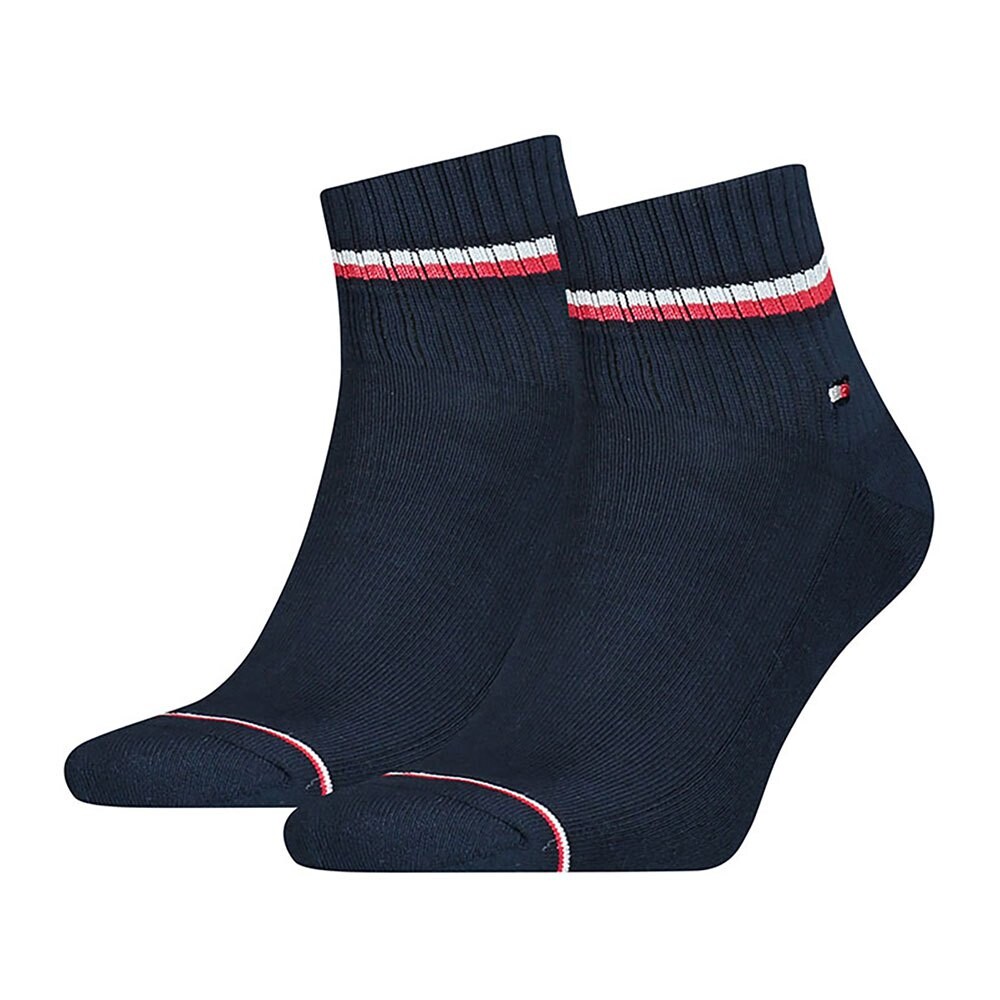 

Носки Tommy Hilfiger Iconic Quarter short 2 шт, синий
