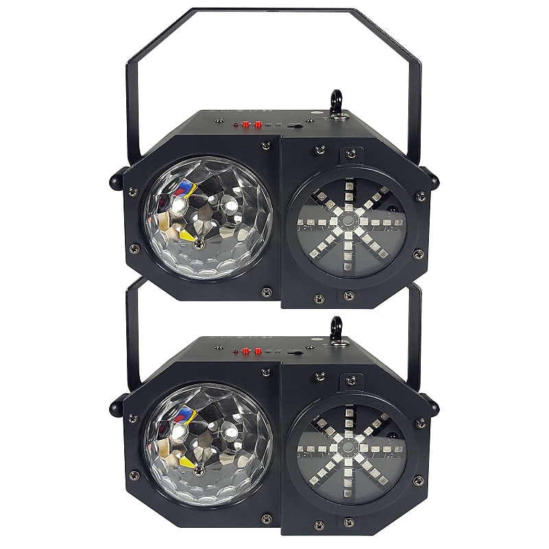 Система освещения Blizzard Blizzard Lighting Minisystem 4-In-1 RGB LED Party DJ Effect Laser FX Lights Pair