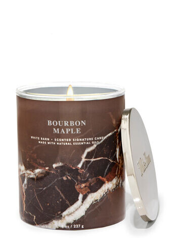 

Фирменная свеча с одним фитилем Bourbon Maple, 8 oz / 211 g, Bath and Body Works