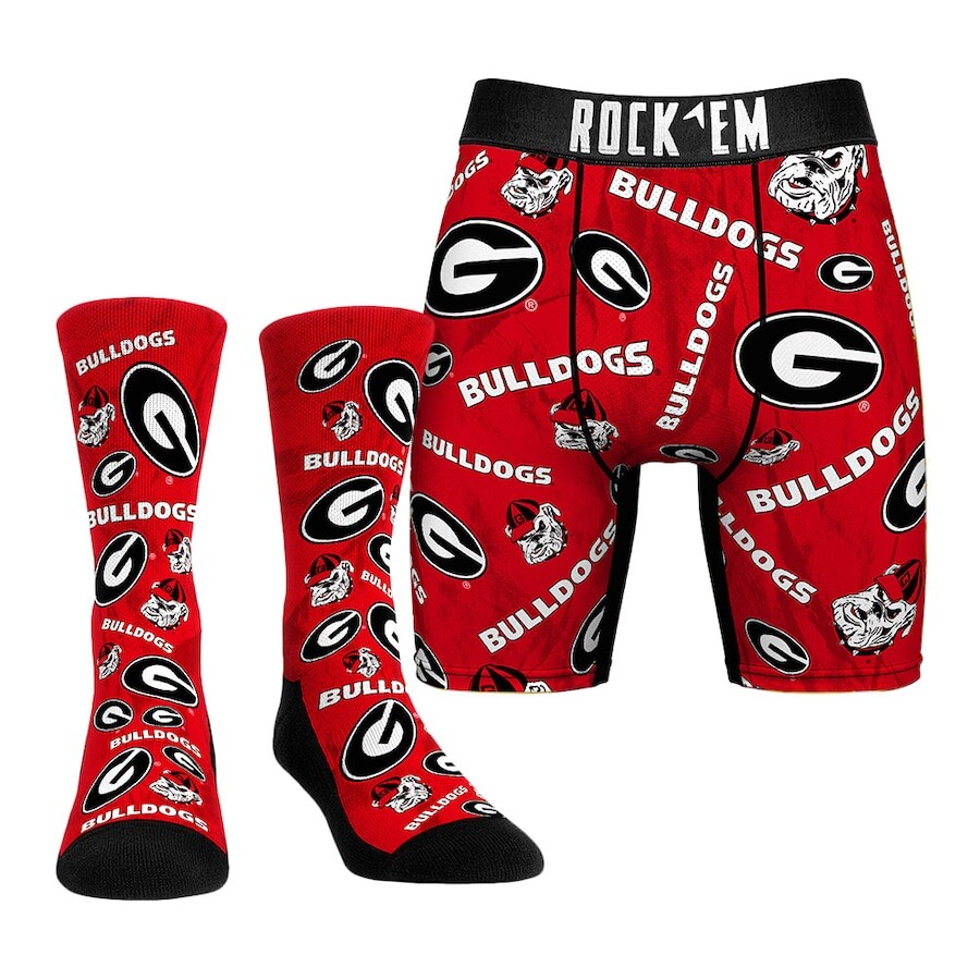

Носки Rock Em Socks Georgia Bulldogs
