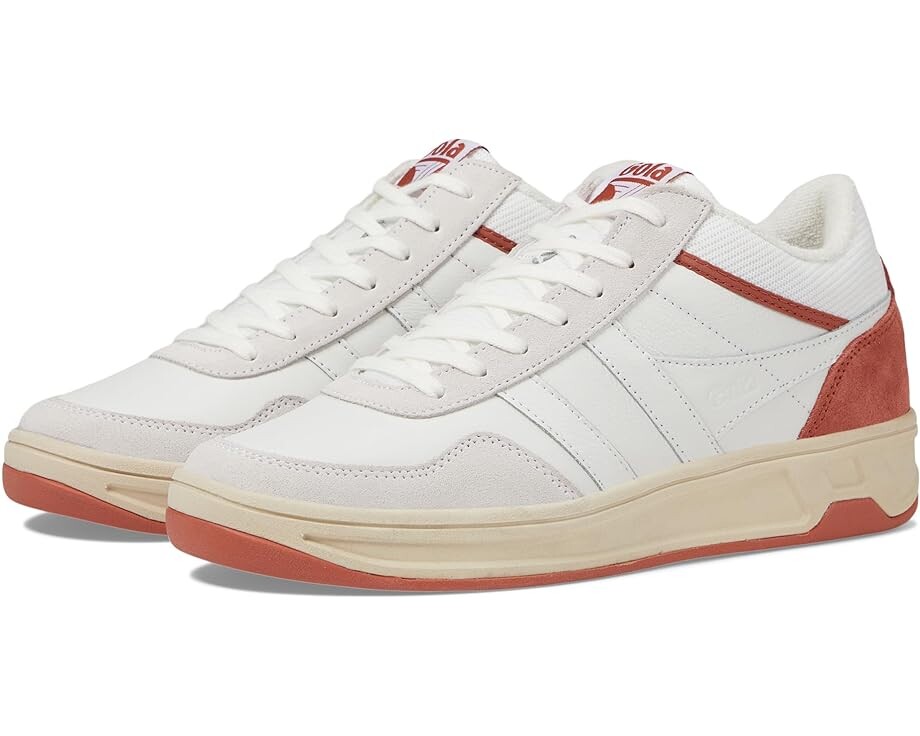 Кроссовки Gola Swerve, цвет White/White/Orange Spice