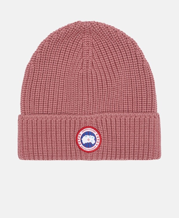 

Шерстяная шапка Canada Goose, сирень