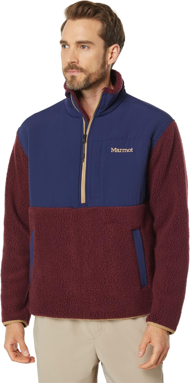 

Куртка Wiley Polartec 1/2 Zip Marmot, цвет Arctic Navy/Port Royal