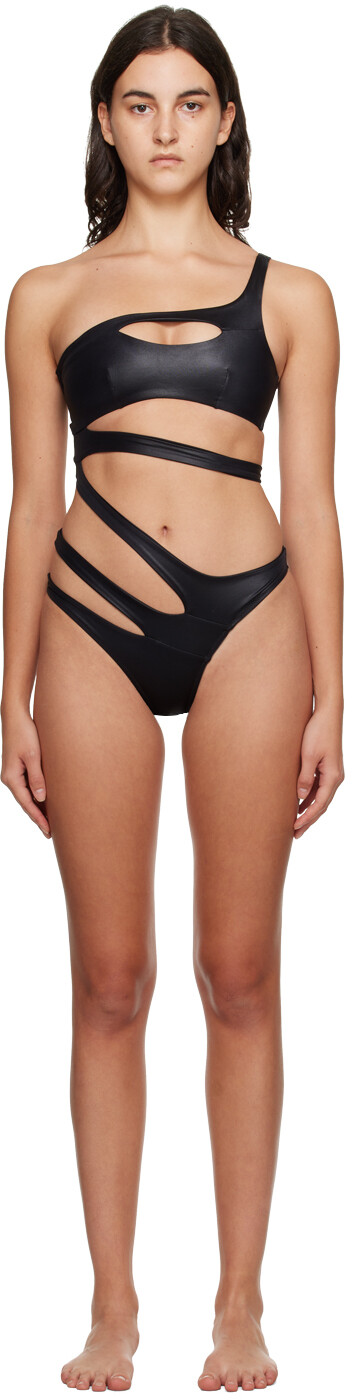

Черный цельный купальник Agent Provocateur Lexxi