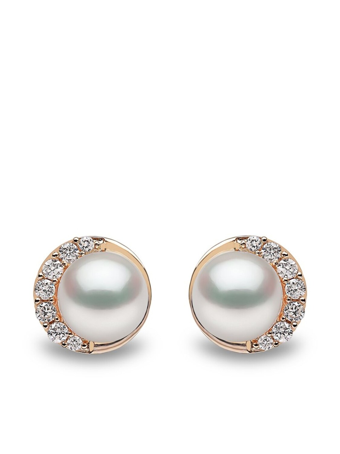 

Серьги Trend из желтого золота с жемчугом и бриллиантами Yoko London, золотой