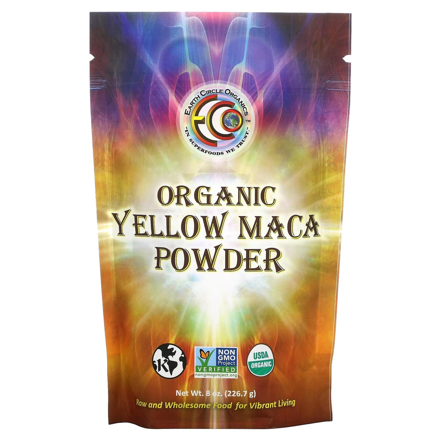 

Органический порошок из желтой маки, 226,7 г (8 унций), Earth Circle Organics