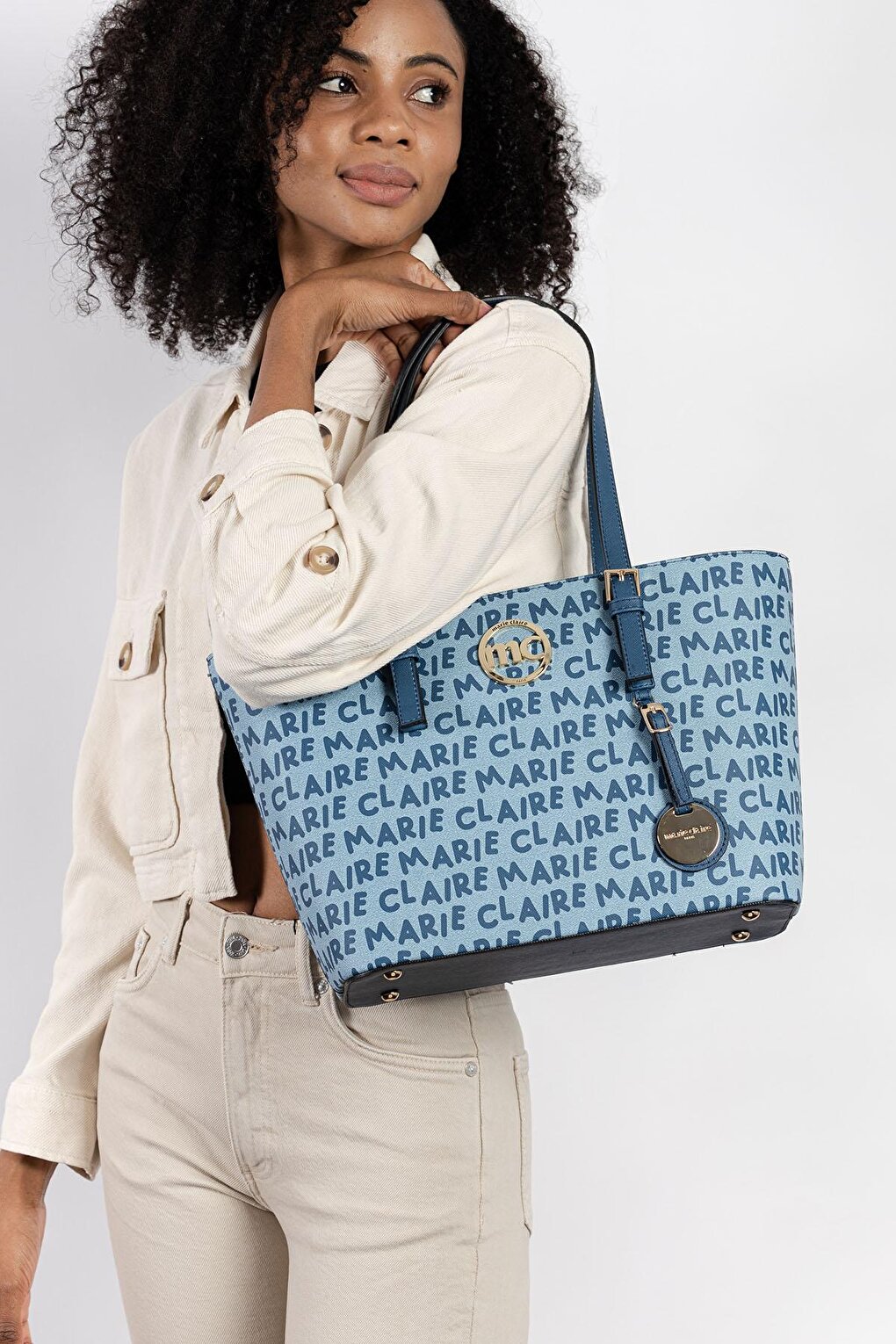 Джинсовая женская сумка через плечо Freesia MC231101672 Marie Claire женская косметичка marie claire цвет коричневый