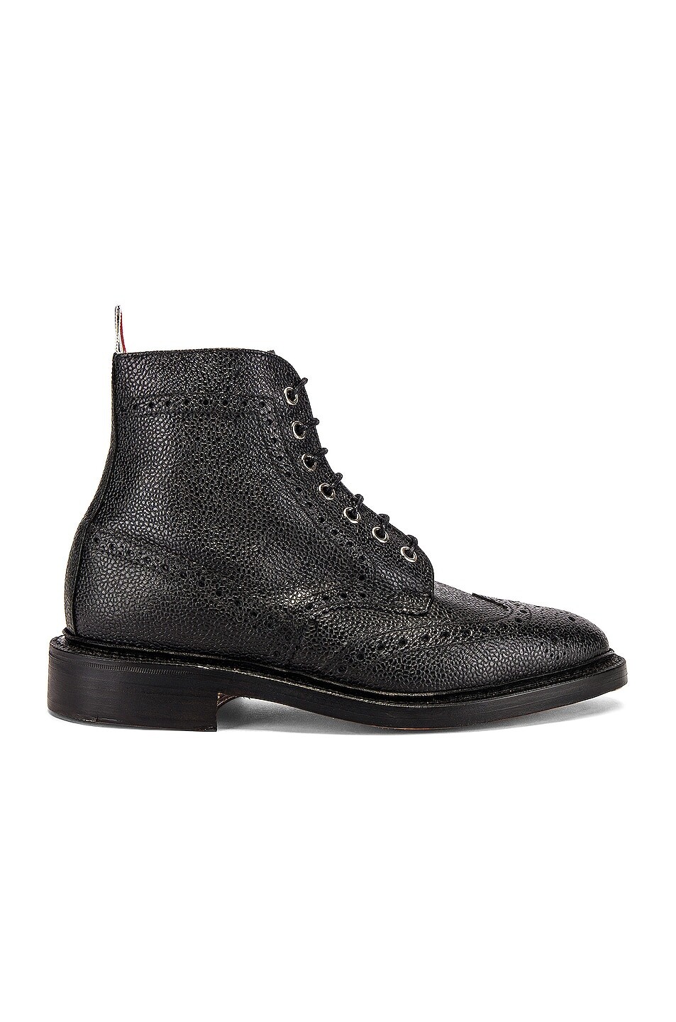 

Ботинки Thom Browne Wingtip Leather, черный