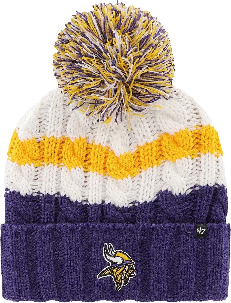 

Белая женская шапка Minnesota Vikings '47 Ashfield Knit