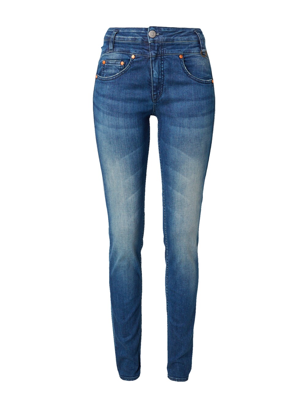 Узкие джинсы Herrlicher, синий