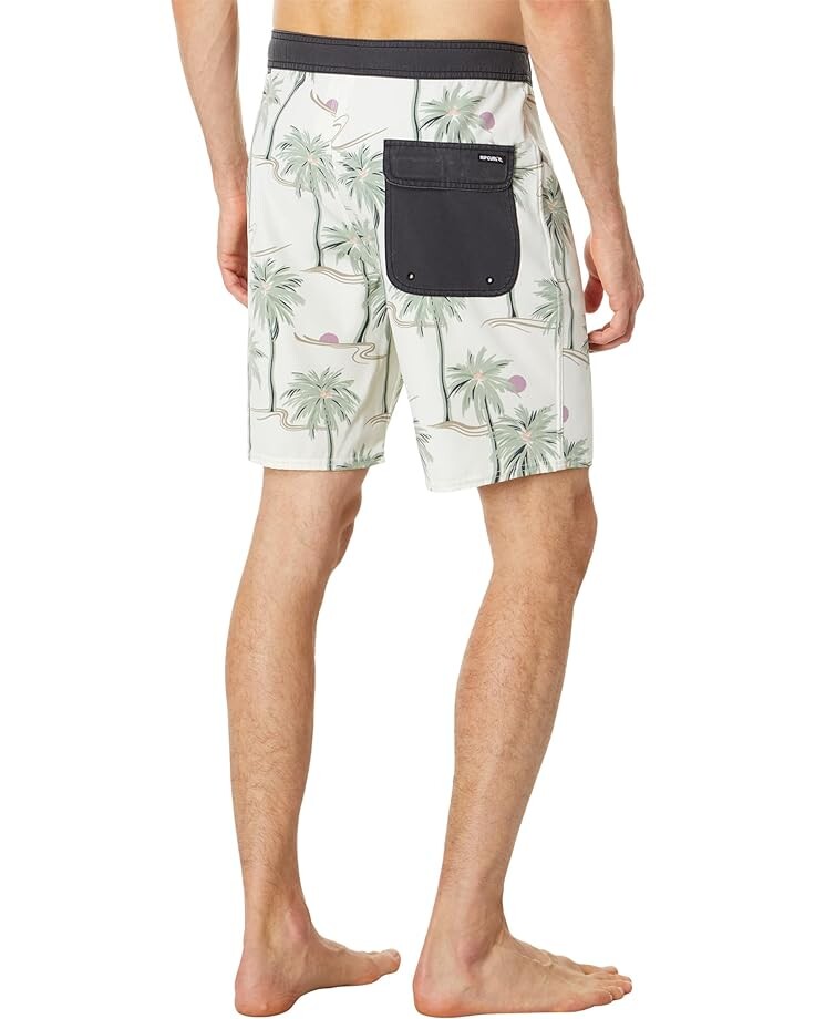 

Шорты для плавания Rip Curl Mirage Palmy 19" Boardshorts, цвет Bone