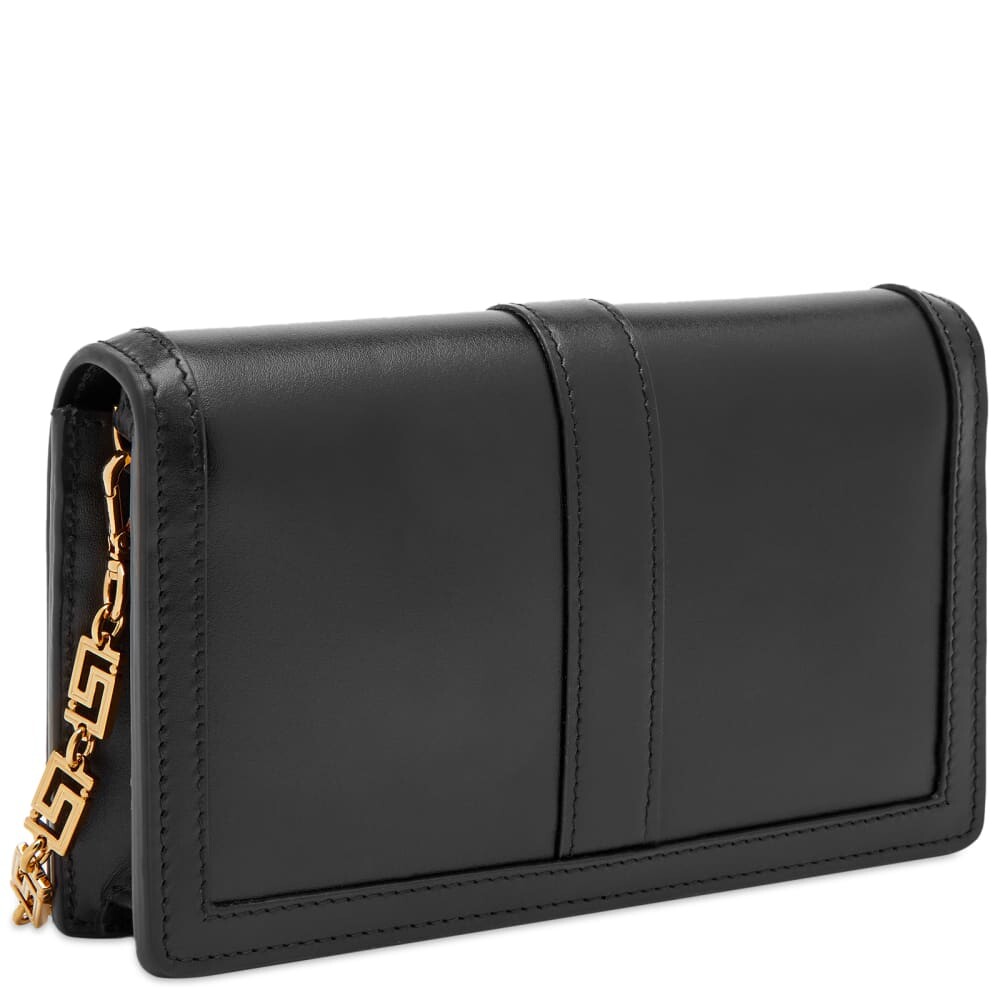

Кошелек Versace на цепочке, черный