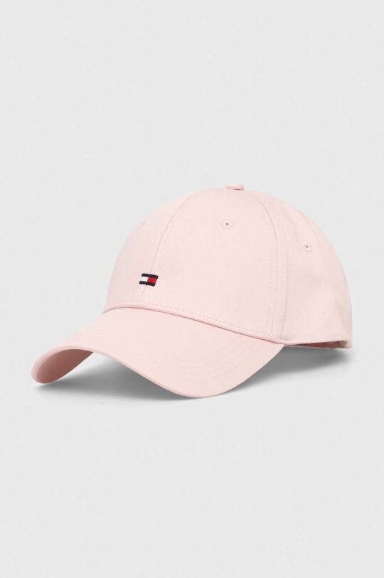 

Хлопковая бейсболка Tommy Hilfiger, розовый