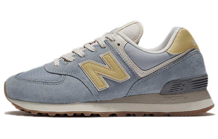 

Кроссовки низкие New Balance 574, синий / желтый