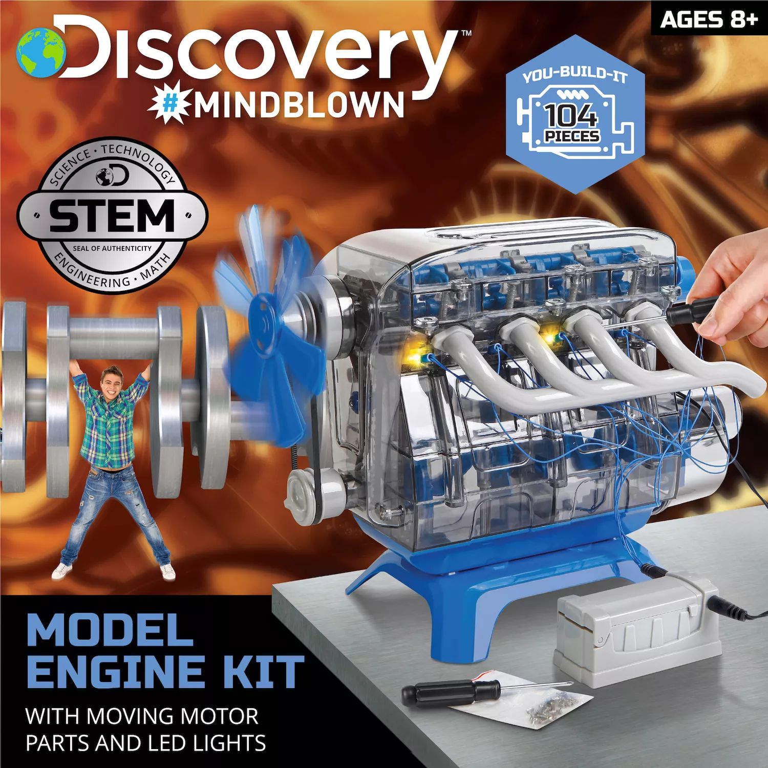 цена DISCOVERY KIDS Набор игрушечных моделей двигателей своими руками Discovery Mindblown