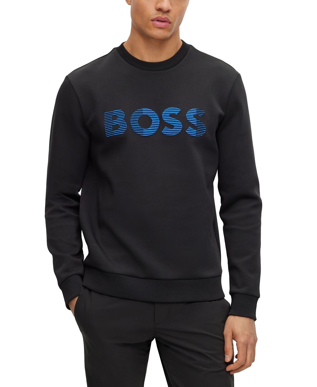 

Мужской свитшот с логотипом Hugo Boss