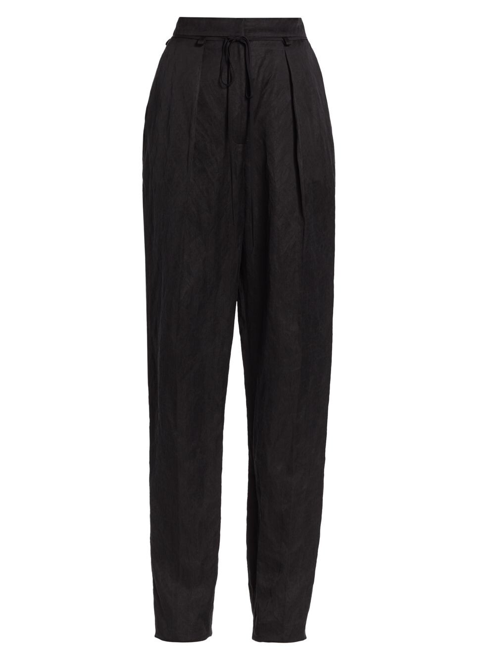 

Брюки прямого кроя из смесового льна Jason Wu Collection, черный