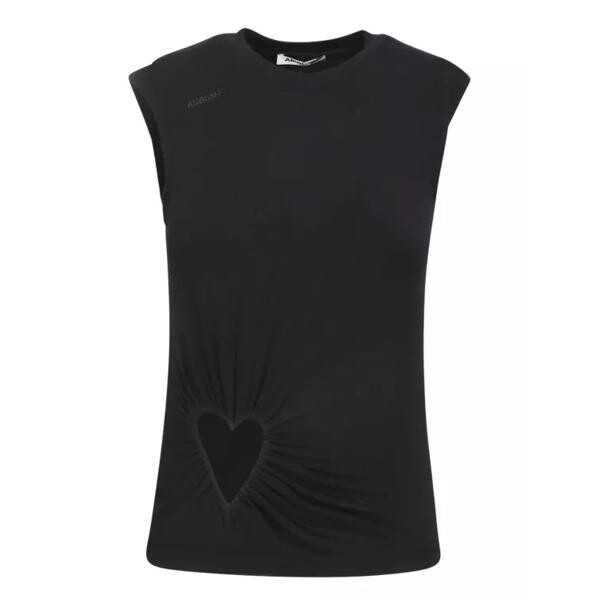 

Футболка cut out hearts top Ambush, черный
