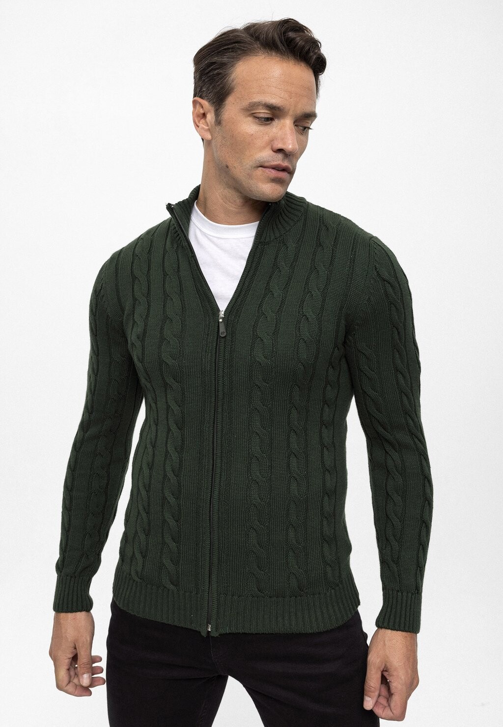 

Кардиган Full Zipper Felix Hardy, зеленый