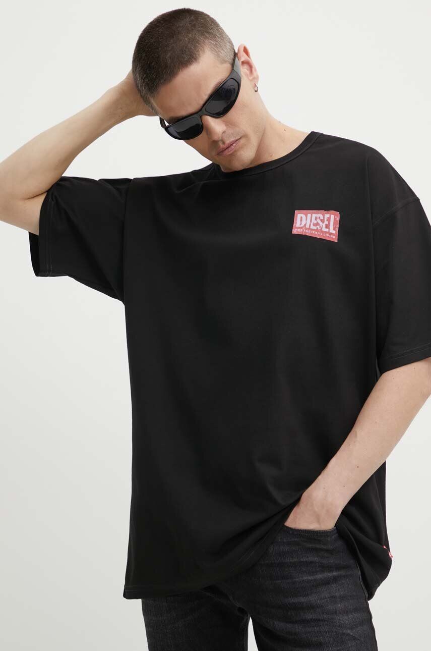 

Хлопковая футболка Diesel T-BOXT-Q15, черный