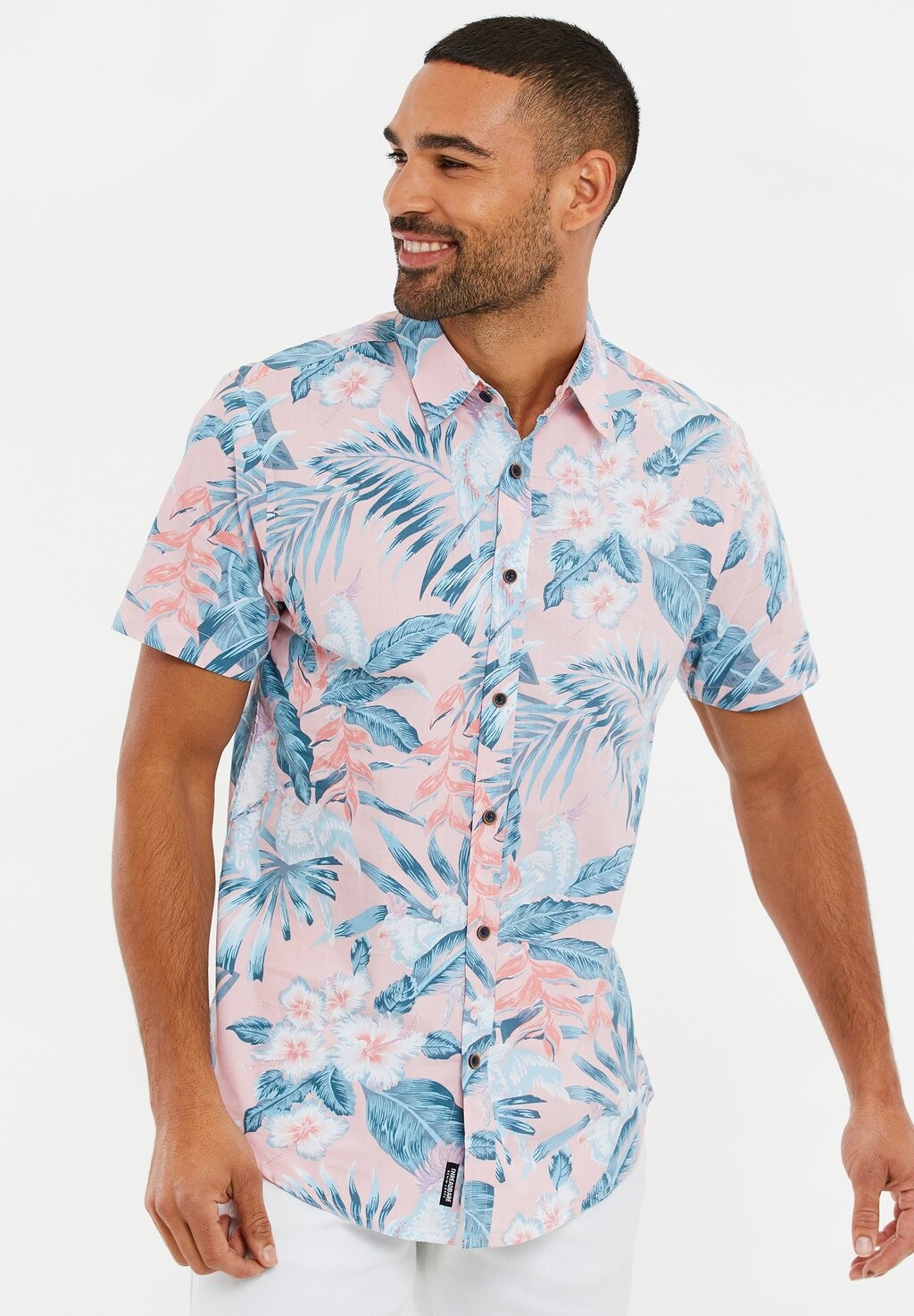 

Рубашка THBTROPICAL Threadbare, цвет pink