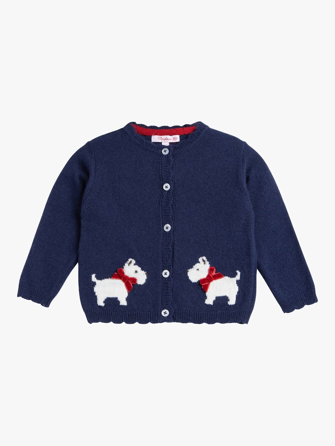 

Кардиган Baby Scottie Dog Trotters, темно-синий