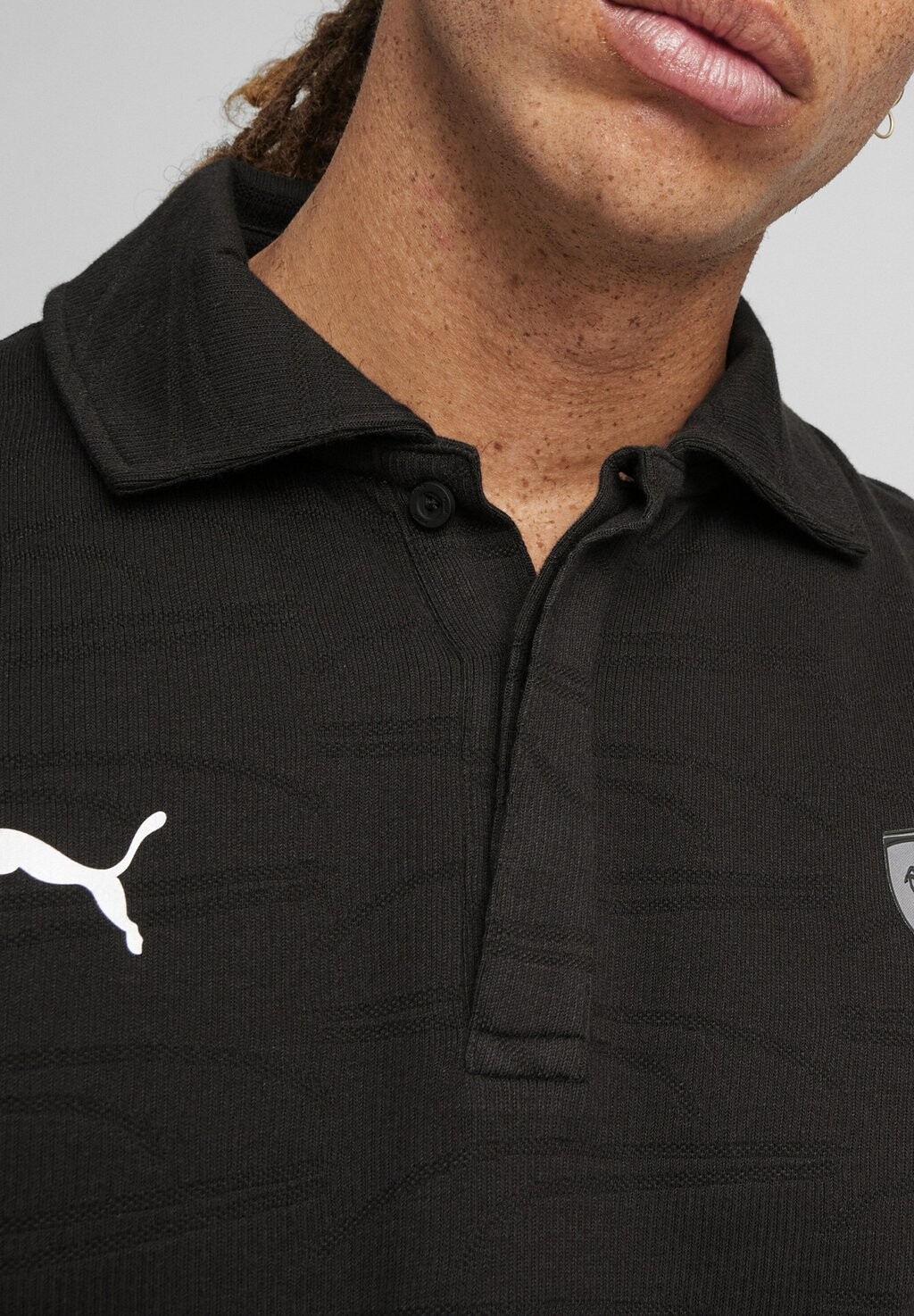

Поло Scuderia Ferrari Style Motorsport Aus Puma, черный