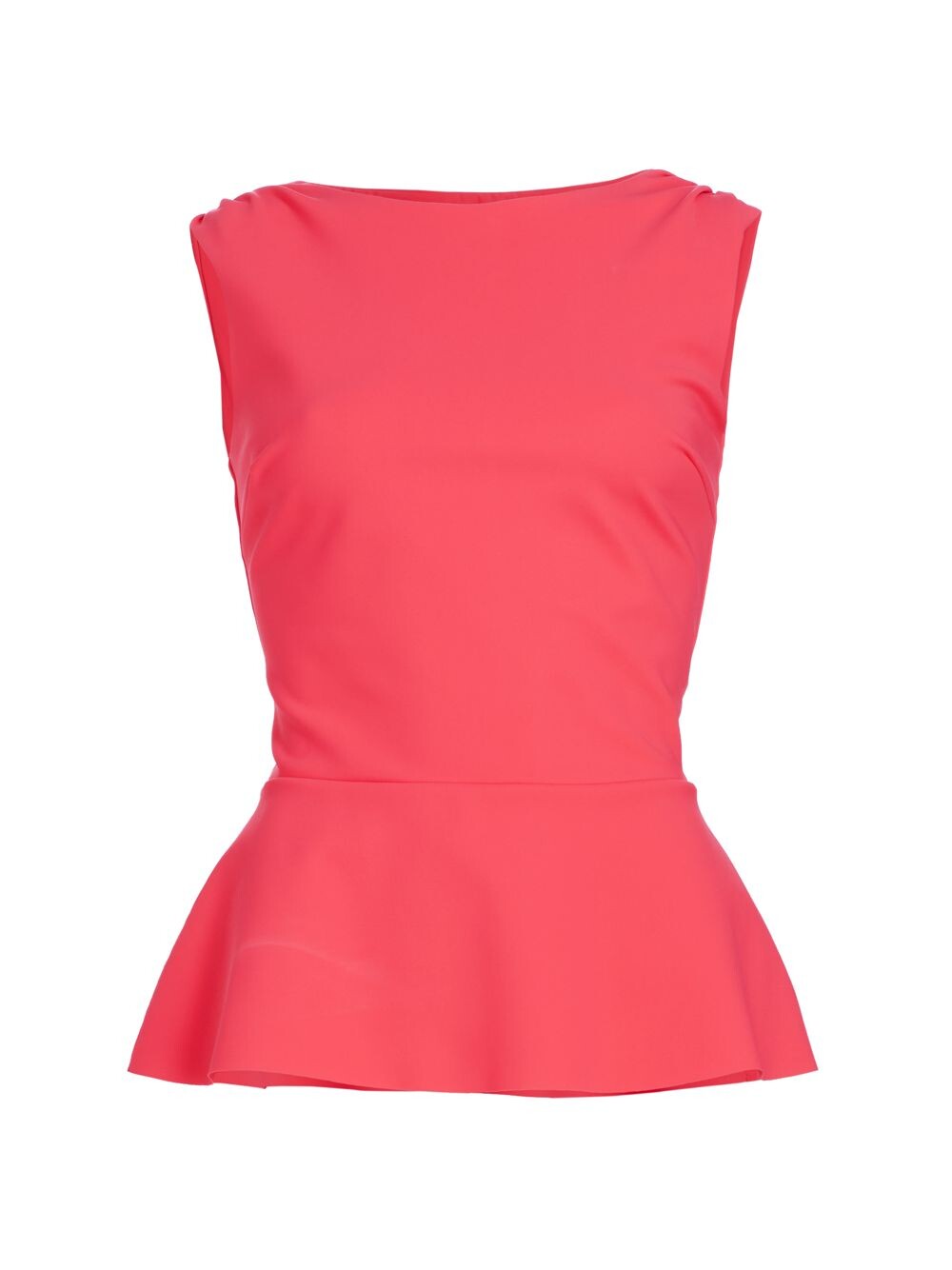 

Топ Sigmund без рукавов с баской Chiara Boni La Petite Robe, коралловый