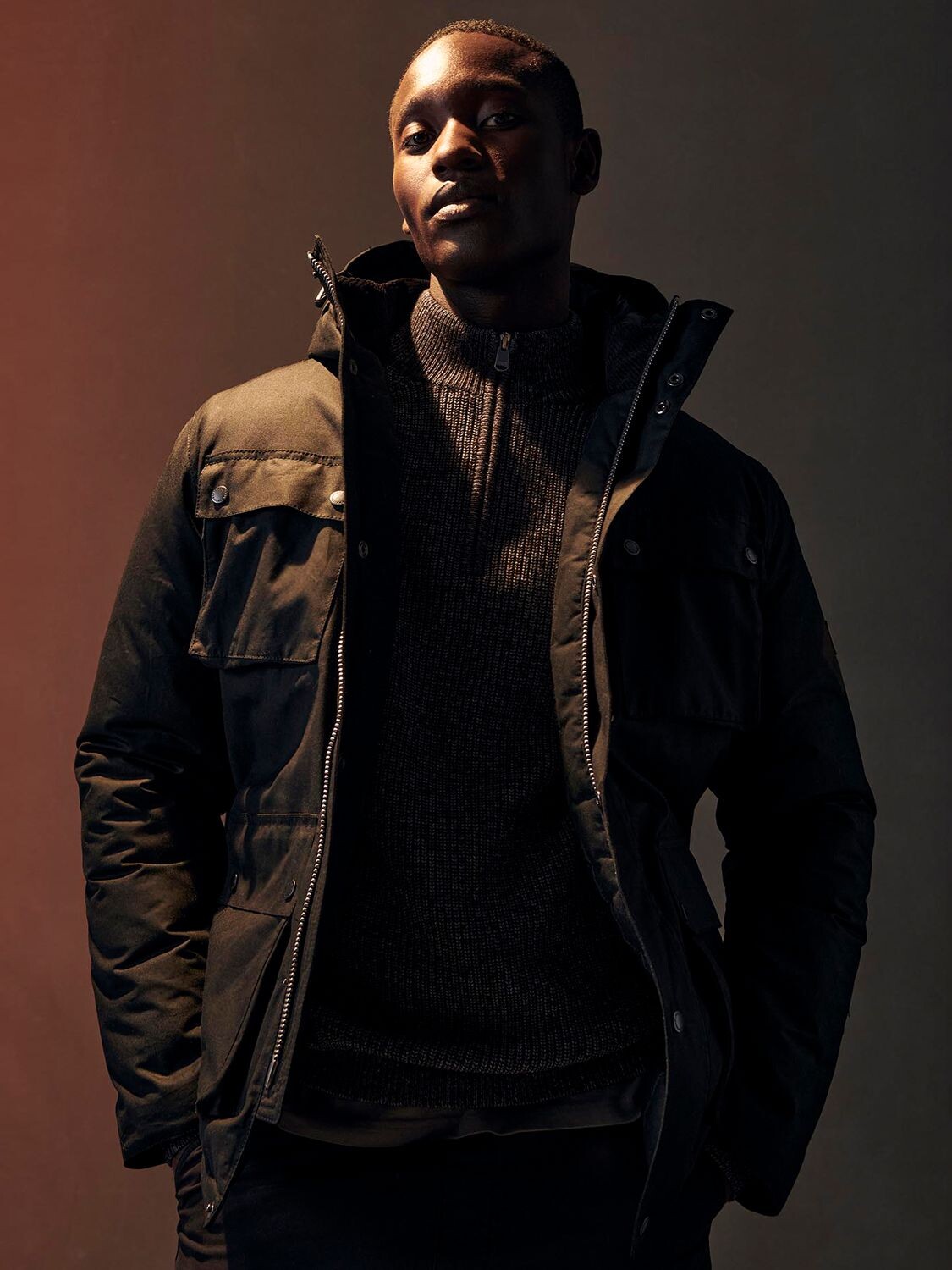 

Международная восковая куртка Galloway Barbour, черный