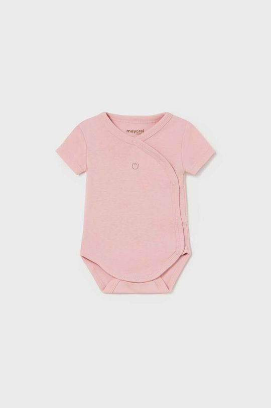 цена Хлопковое боди для новорожденных Mayoral Newborn, розовый