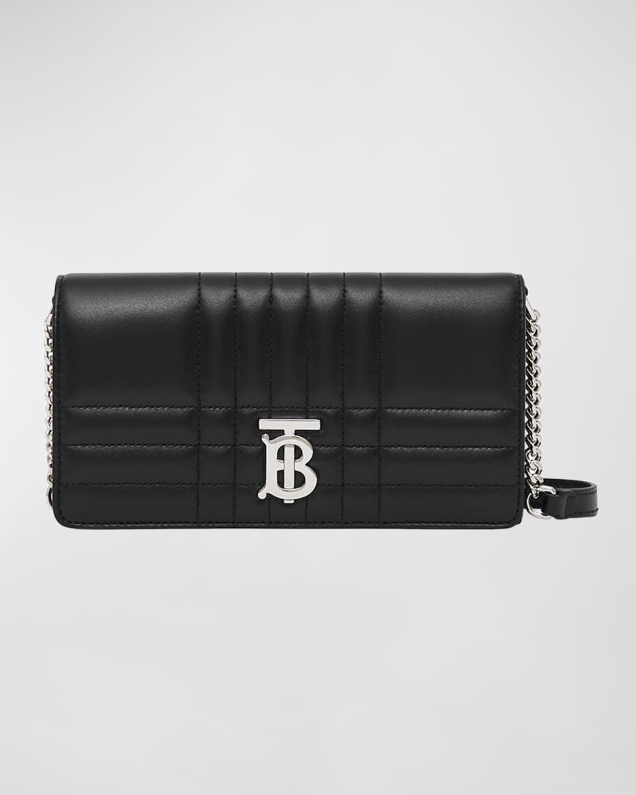 

Кошелек Lola TB из стеганой кожи ягненка с цепочкой Burberry