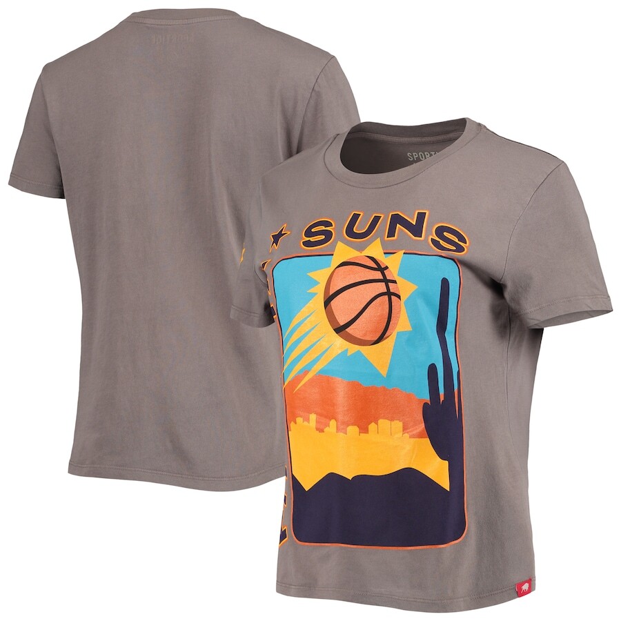 

Футболка с коротким рукавом Sportiqe Phoenix Suns, угольный