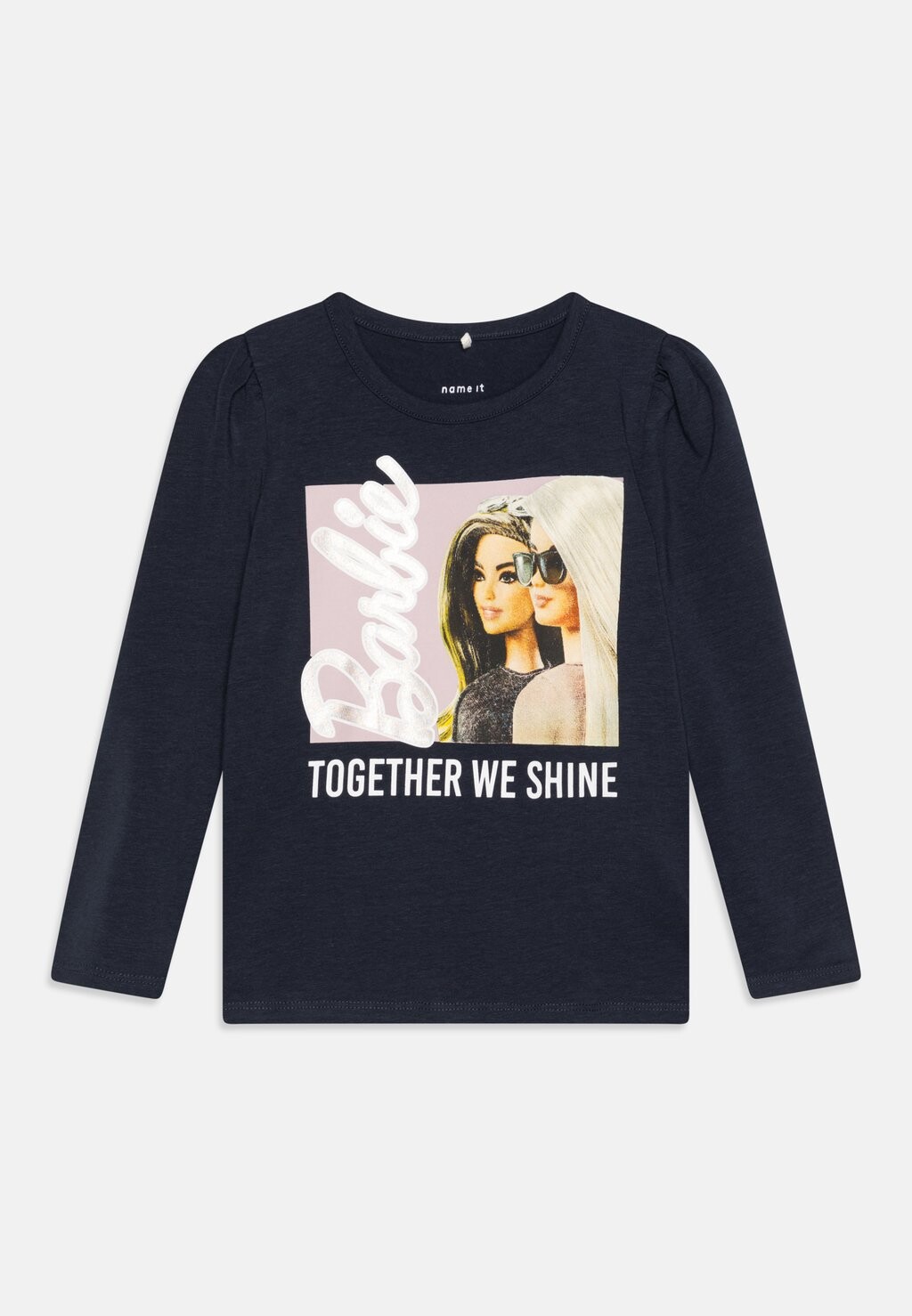 

Топ с длинными рукавами NMFJETANA BARBIE BOX SKY Name it, цвет dark sapphire