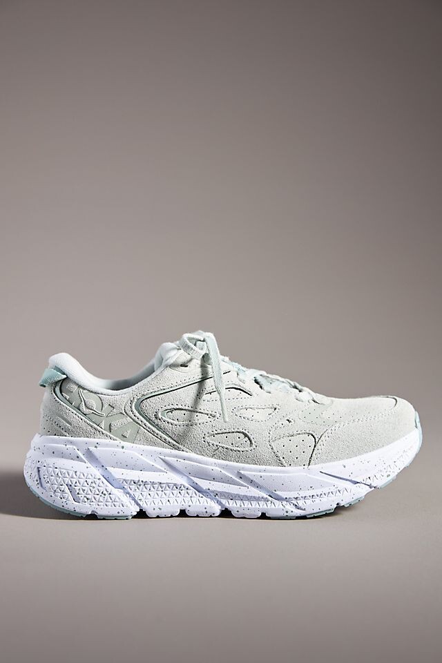 

Замшевые кроссовки HOKA Clifton L, цвет mercury | agave