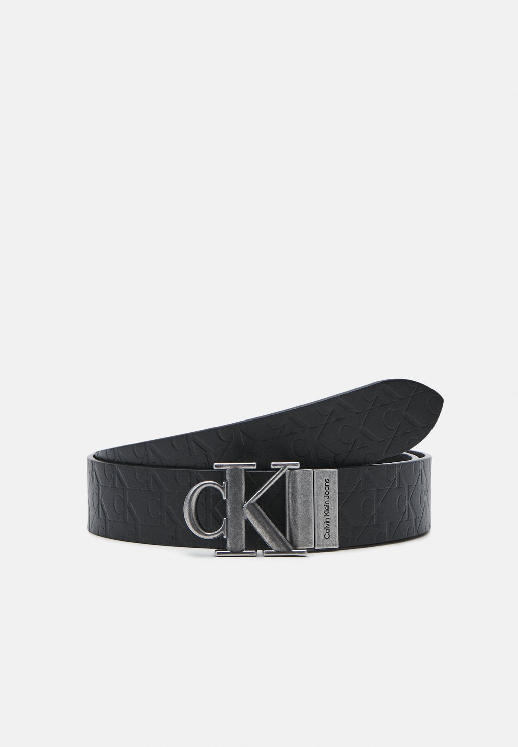 Ремень MONO BELT Calvin Klein Jeans, цвет black ремень round mono belt calvin klein jeans цвет frosted almond