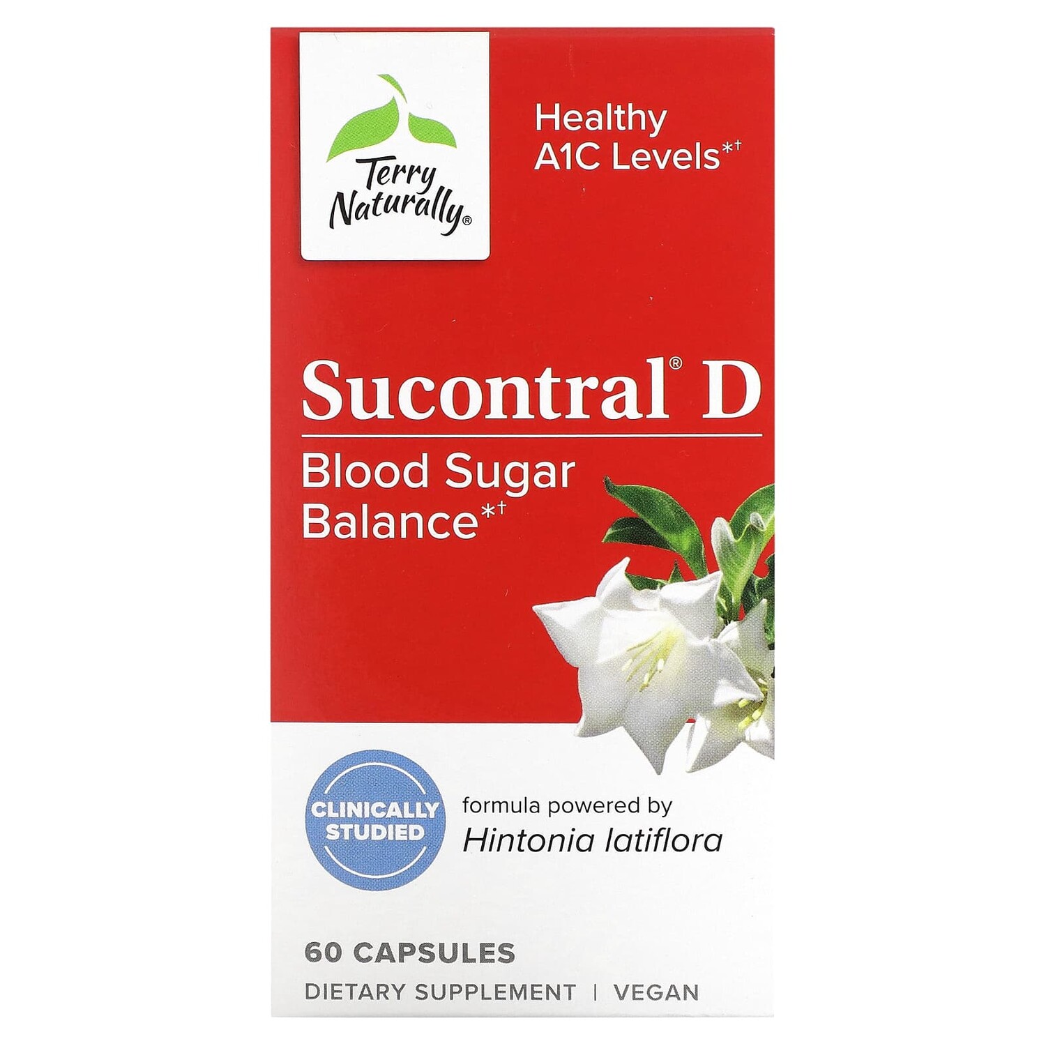 

Sucontral D, 60 капсул, Terry Naturally