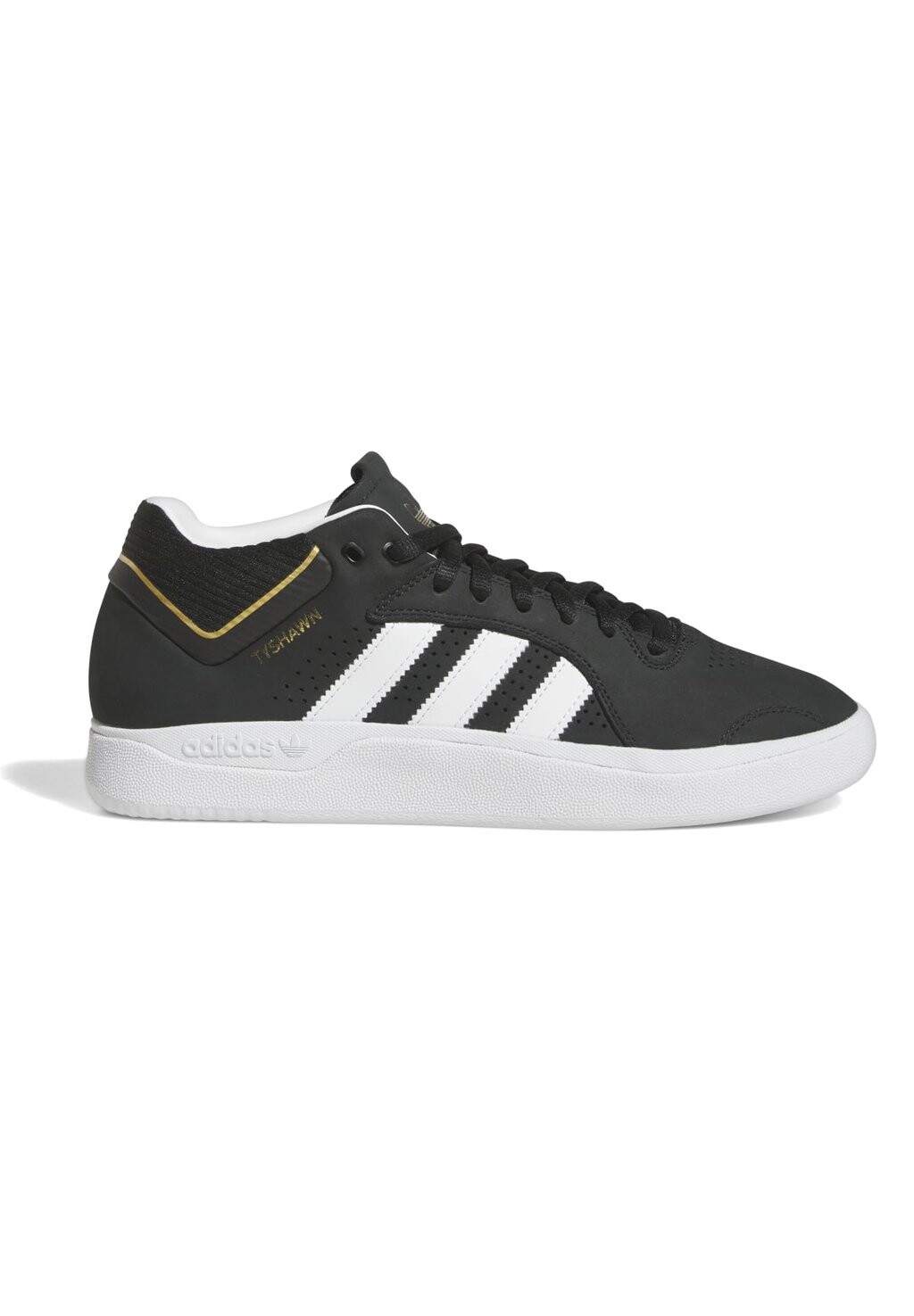 

Кроссовки низкие TYSHAWN adidas Originals, цвет black white gold