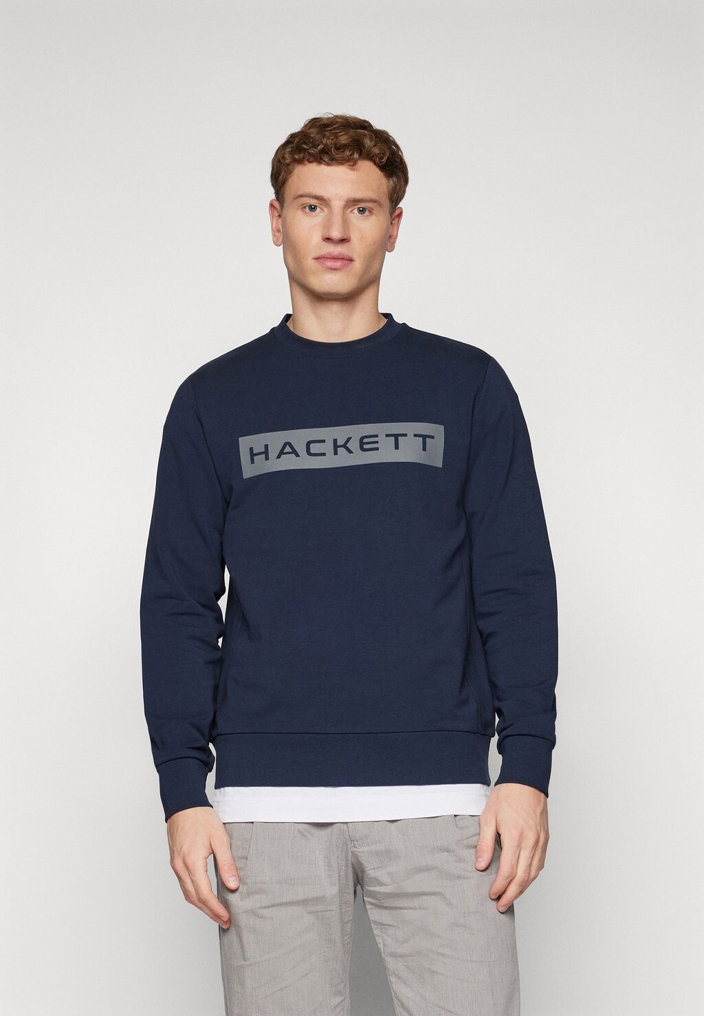 Толстовка с капюшоном Hackett London, серый толстовка hackett london серый