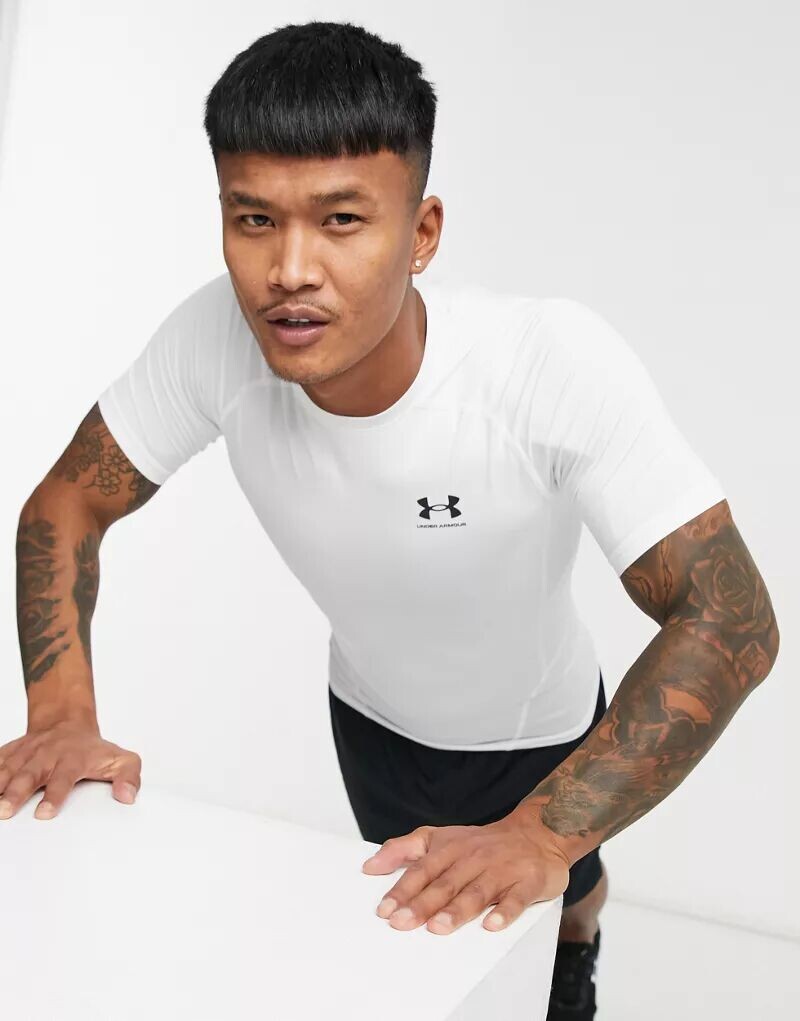 Белая футболка Under Armour Heat Gear