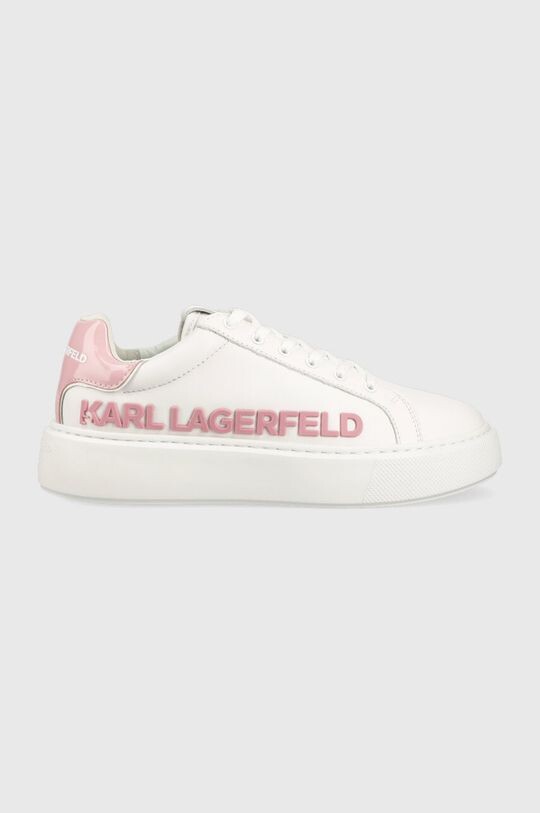 

Кожаные кроссовки MAXI КУПИТЬ Karl Lagerfeld, белый