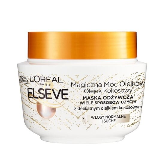 

Маска для волос с кокосовым маслом, 300 мл L'oreal Paris, Elseve Magical Power of Oils, L'oréal Paris