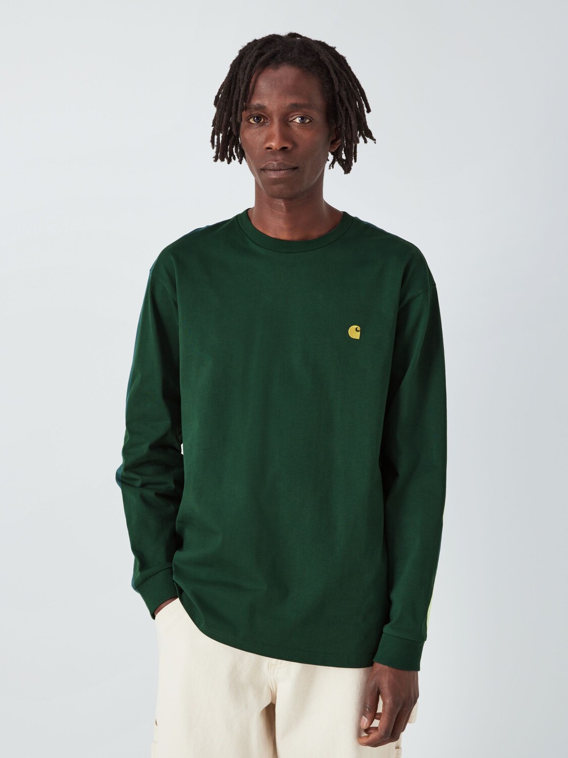 

Футболка с длинным рукавом Carhartt WIP Chase, Discovery Green/Gold