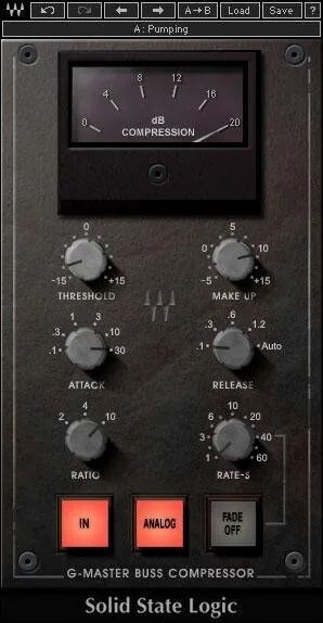 

Плагин Waves SSL G-Master Buss Compressor