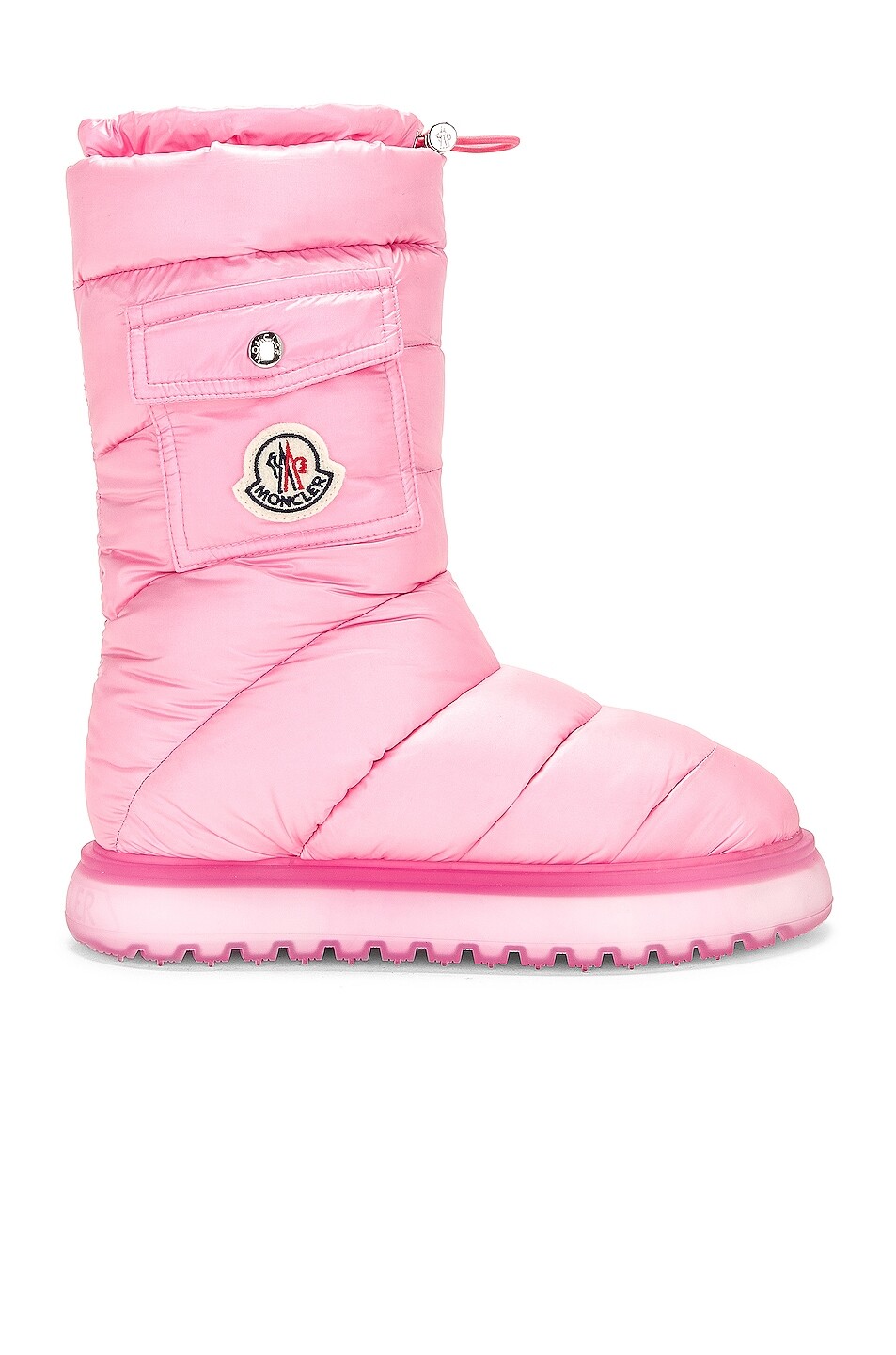 

Ботинки Moncler Gaia Pocket Mid Snow, розовый