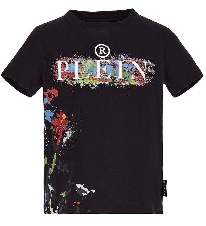 

Черная футболка с логотипом Philipp Plein, черный