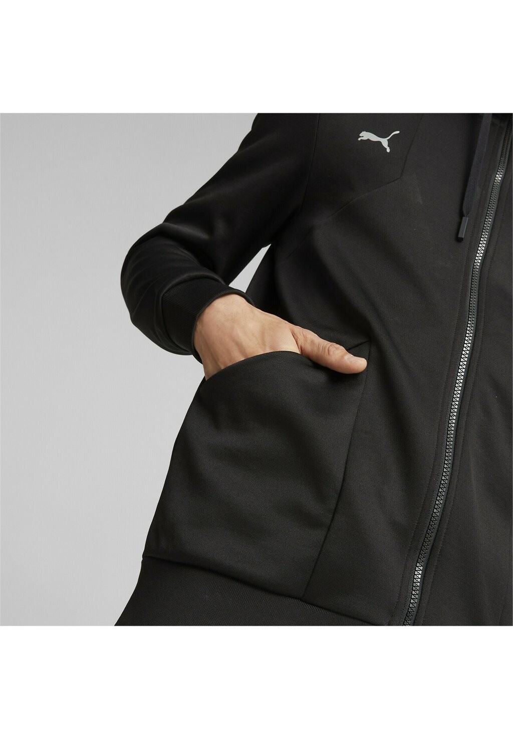 

Толстовка на молнии Puma, черная, Черный
