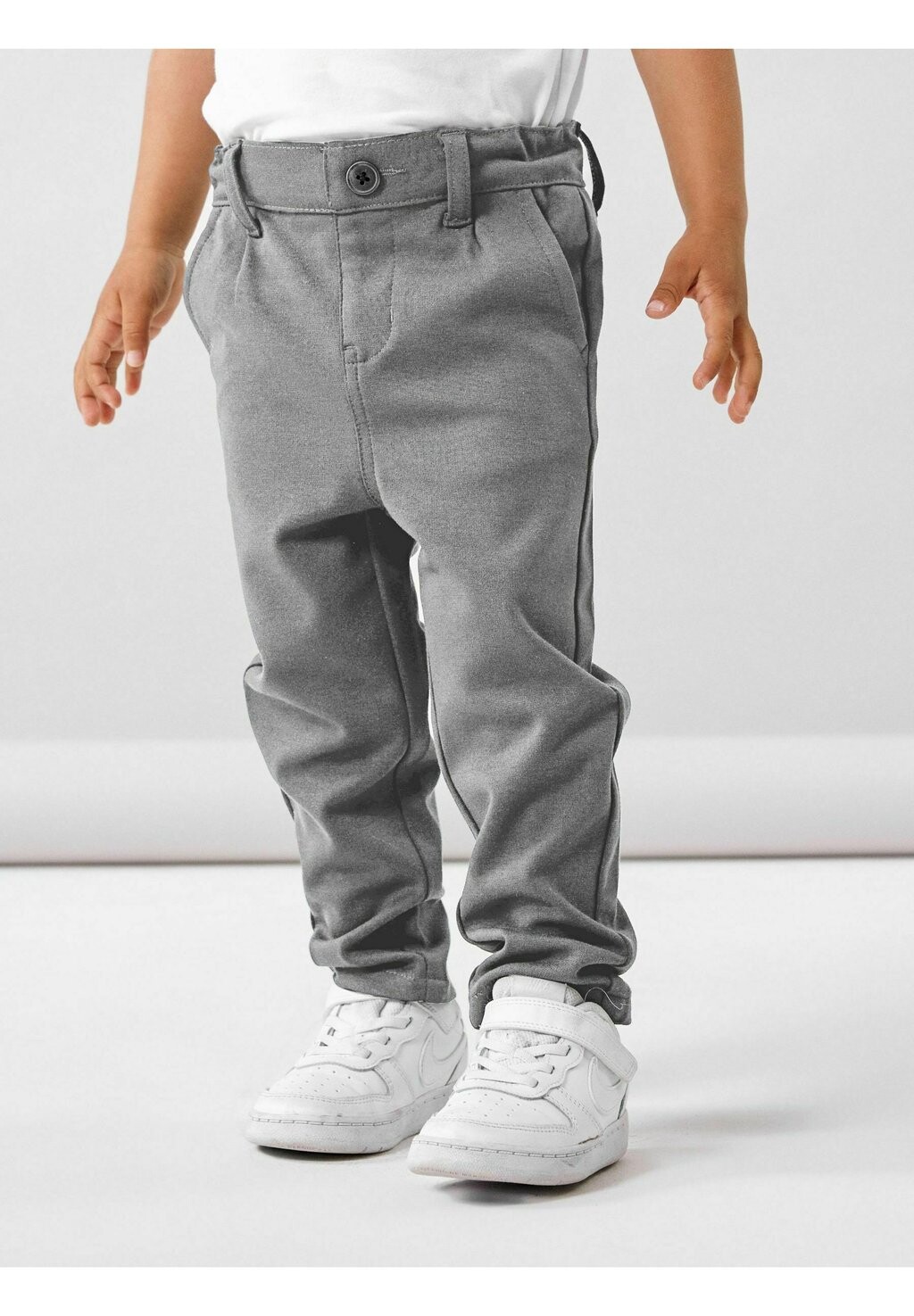 

Брюки тканевые BEQUEME Name it, цвет medium grey melange