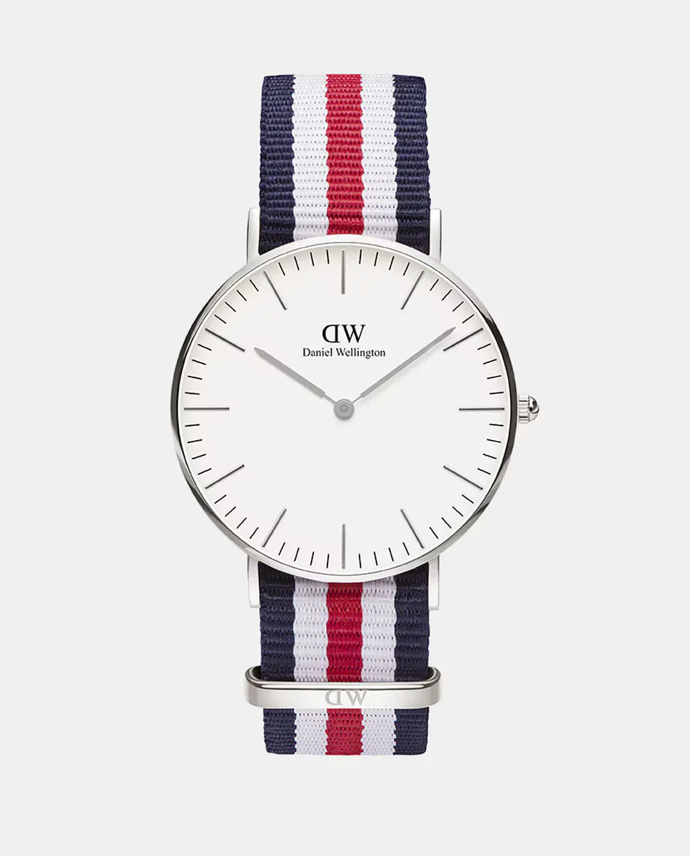 

Классические женские часы DW00100051 NATO трехцветные Daniel Wellington, мультиколор